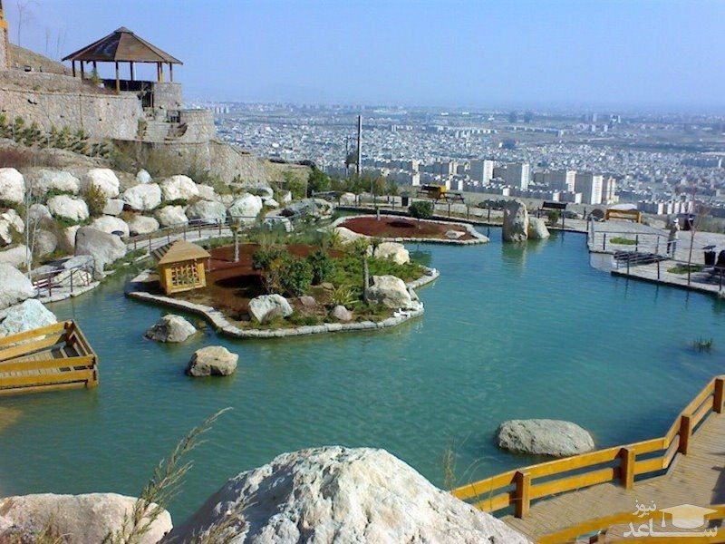 برکه‌های آب پارک آبشار تهران