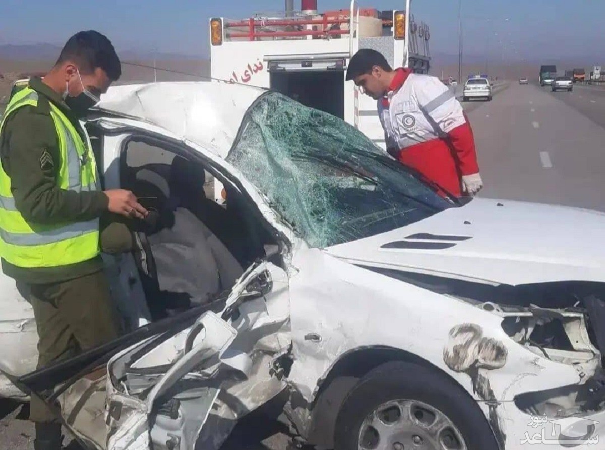 جان باختن 5 نفر در سانحه رانندگی اتوبان تبریز- سهند