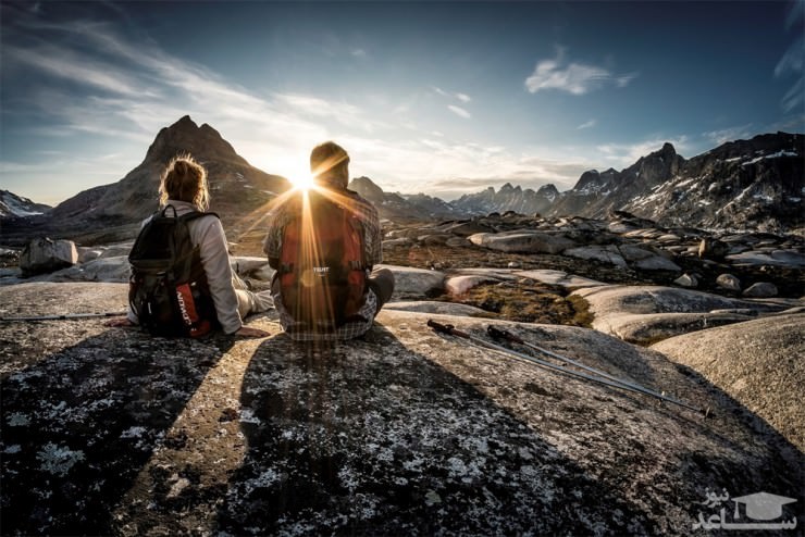 پیاده روی در کوه​​​​​​​ گرینلند