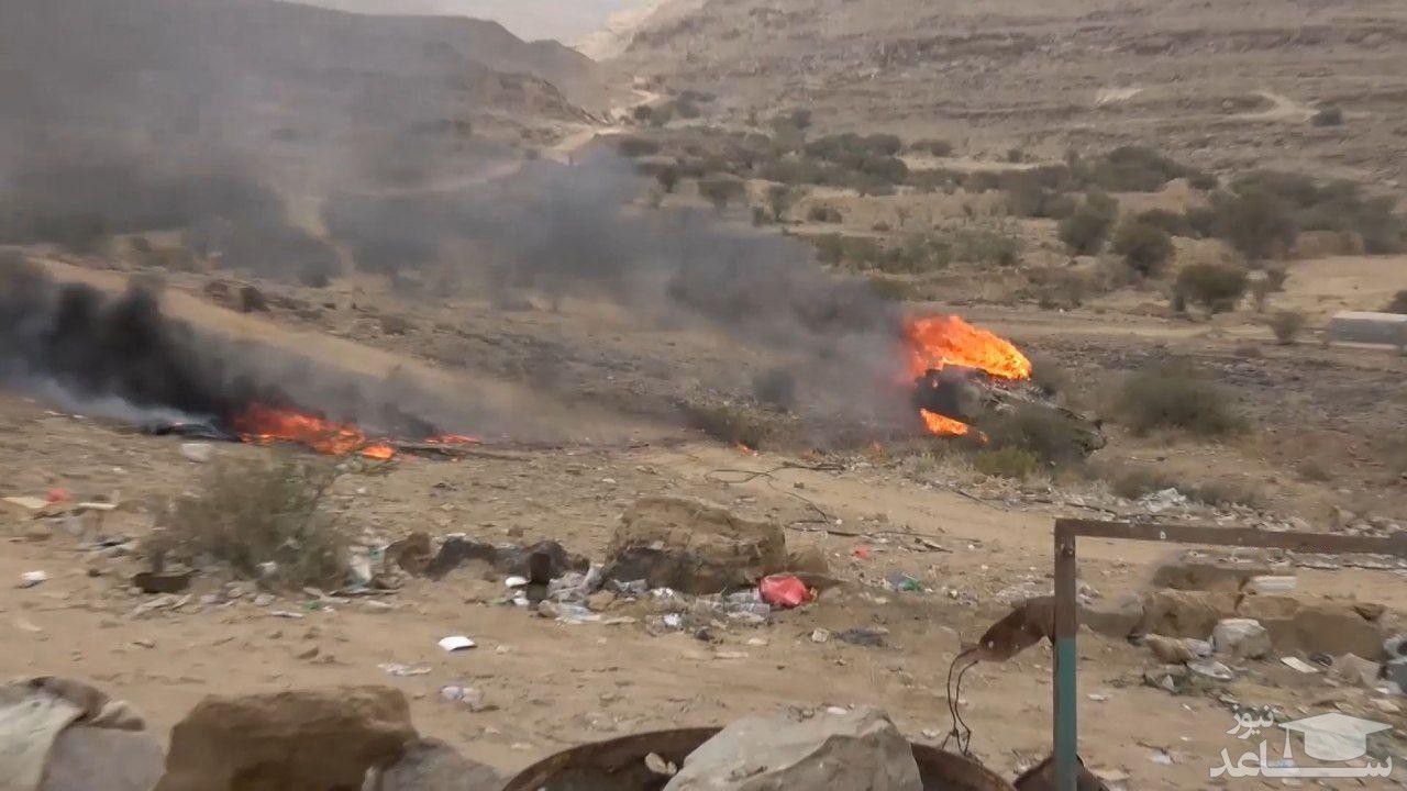 انفجار در مقر نظامی ائتلاف متجاوز سعودی در جنوب یمن