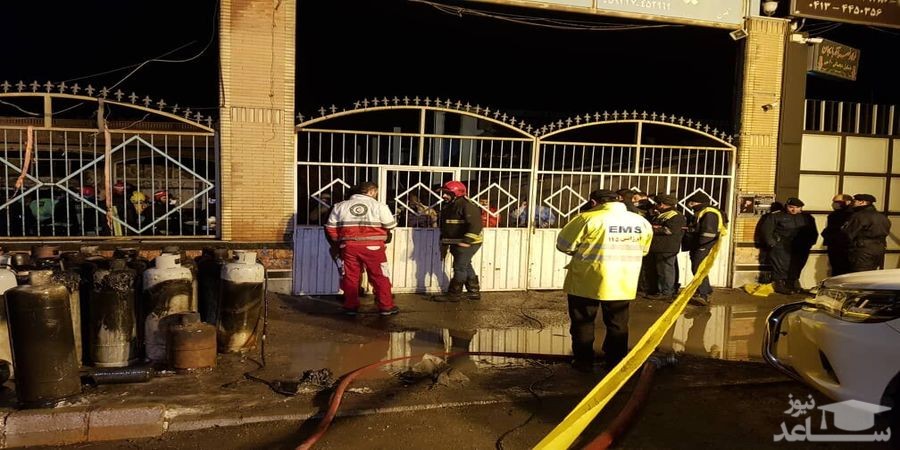 انفجار مرگبار 50 کپسول گاز مایع در تبریز