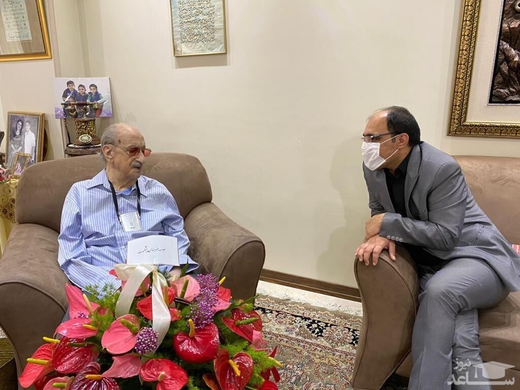 عبدالوهاب شهیدی ۹۹ ساله شد