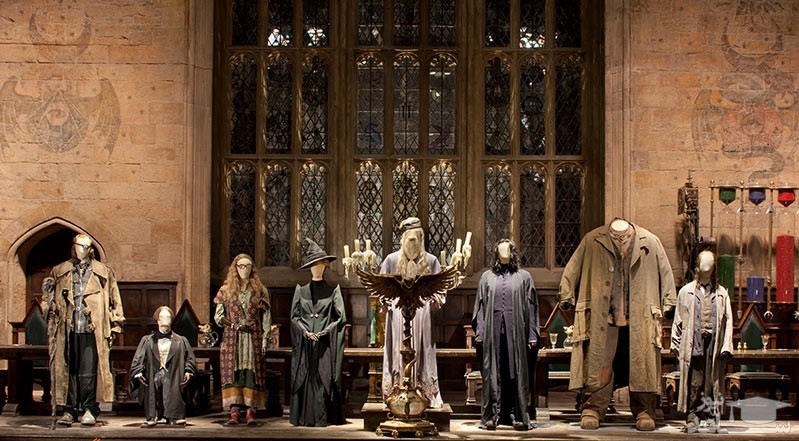 لباس ها و مجسمه های کارکترها در هری پاتر لندن