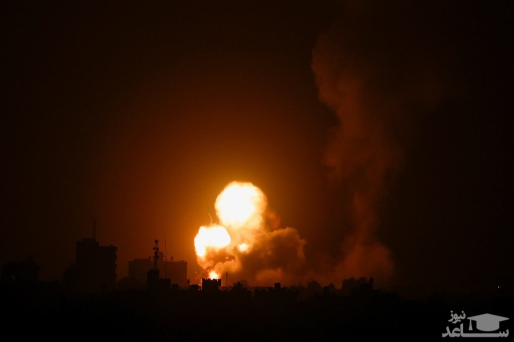 حمله جنگنده‌های صهیونیستی به جنوب غزه + فیلم و تصاویر