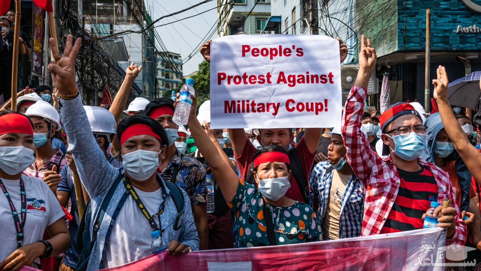 معترضان میانماری به خاک و خون کشیده شدند