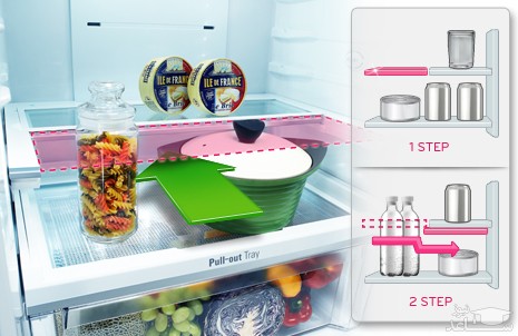 یخچال فریزر ال جی مدل BF75TS