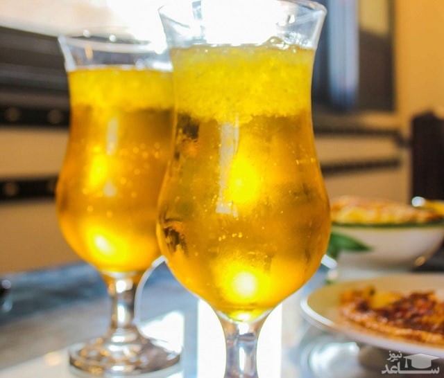  شربت زعفرانی و آبلیمو 