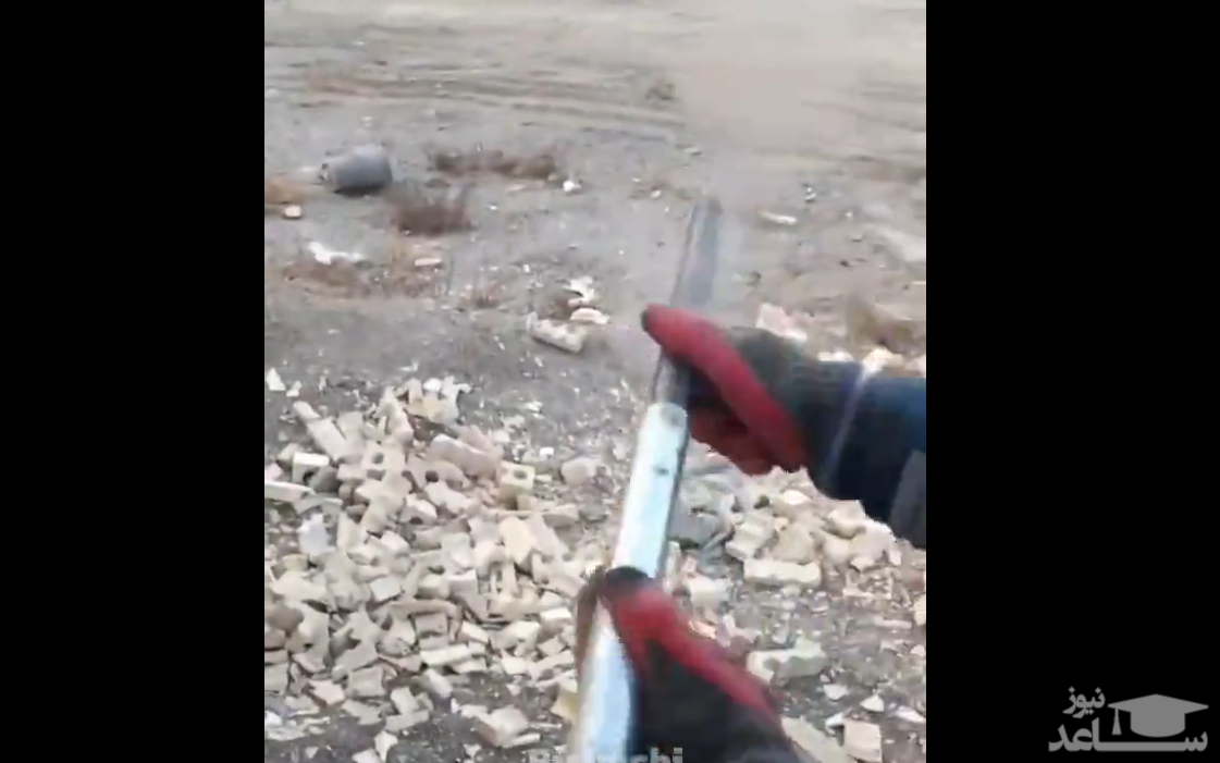 (فیلم) سلاح دست ساز عجیب اغتشاشگران برای اجبار مردم به اعتصاب سراسری