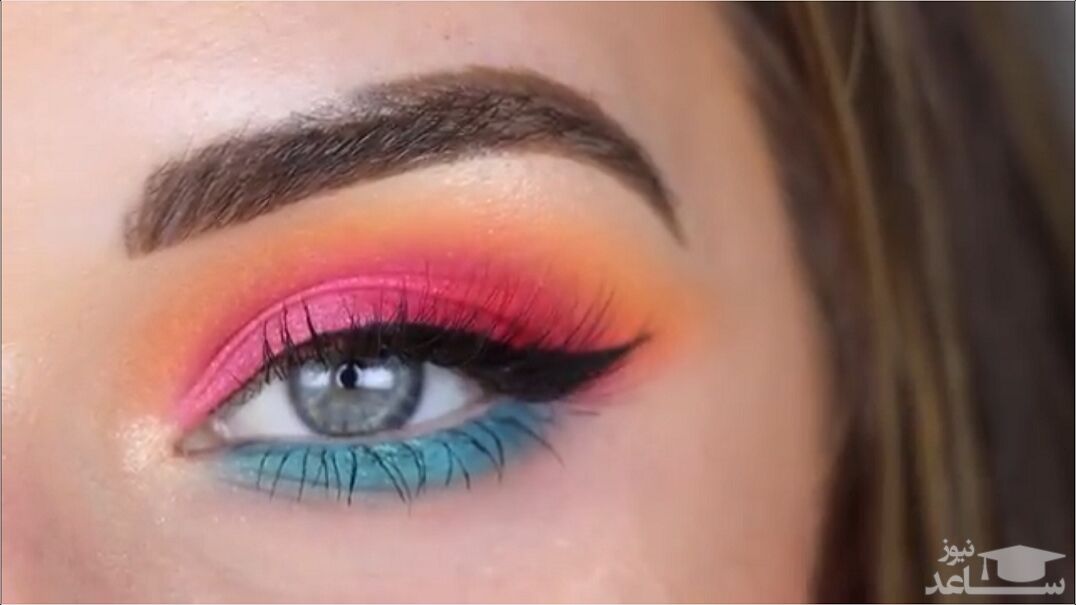 ویدیوی آموزش کشیدن سایه چشم فانتزی