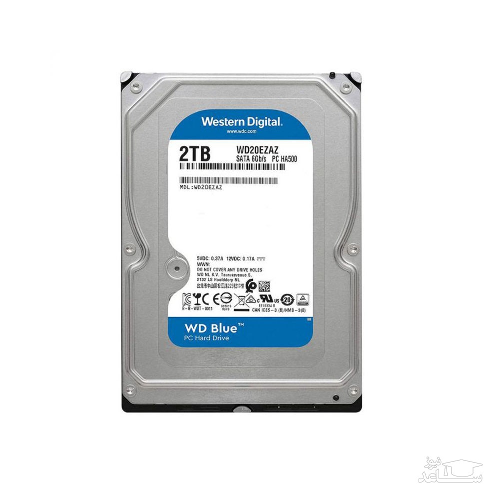 هارددیسک اینترنال وسترن دیجیتال مدل Blue WD20EZRZ ظرفیت 2 ترابایت