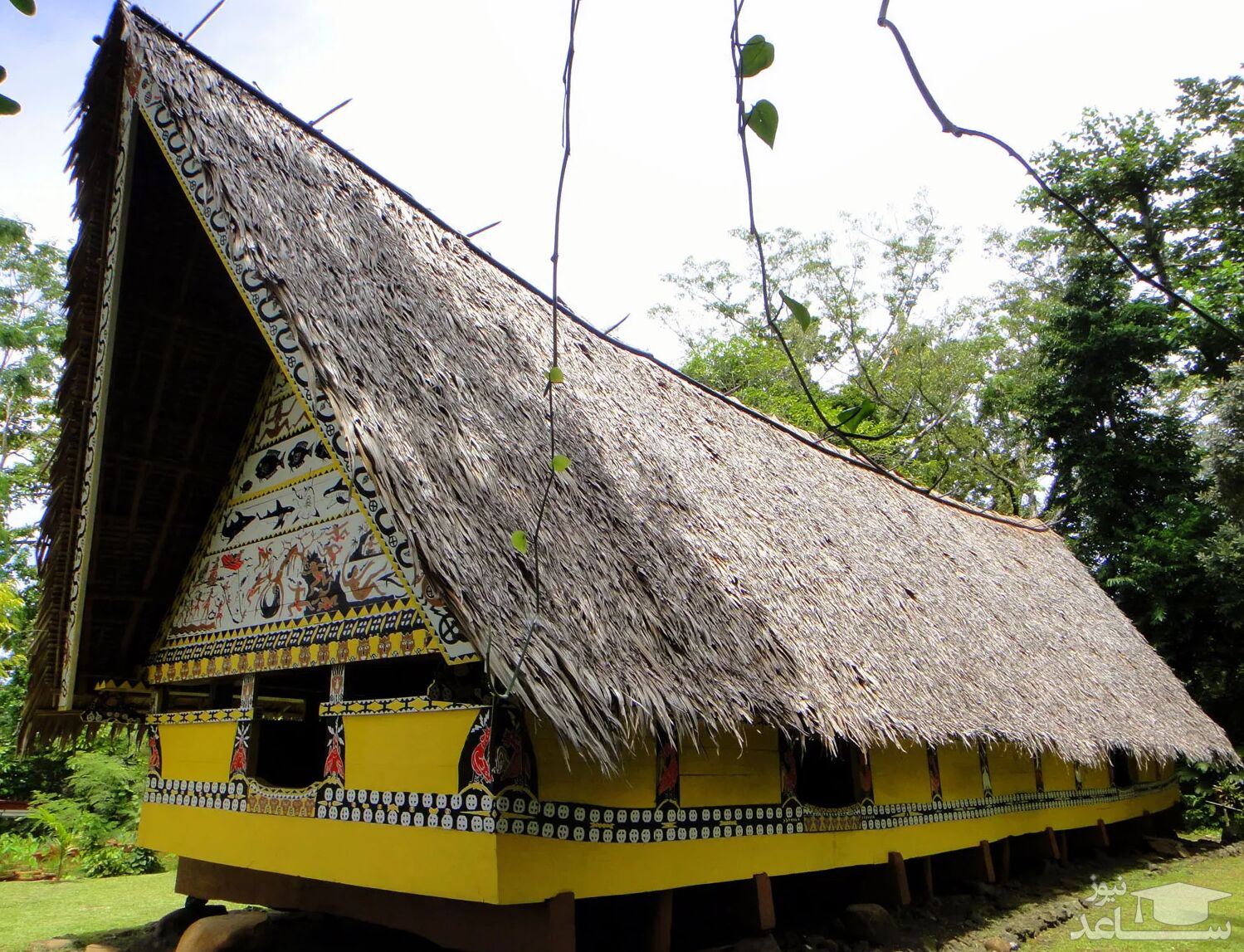 خانه های مردم میکرونزی