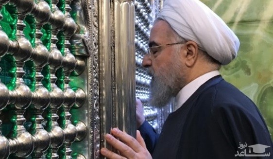 روحانی به حرم مطهر امیرالمومنین (ع) مشرف شد