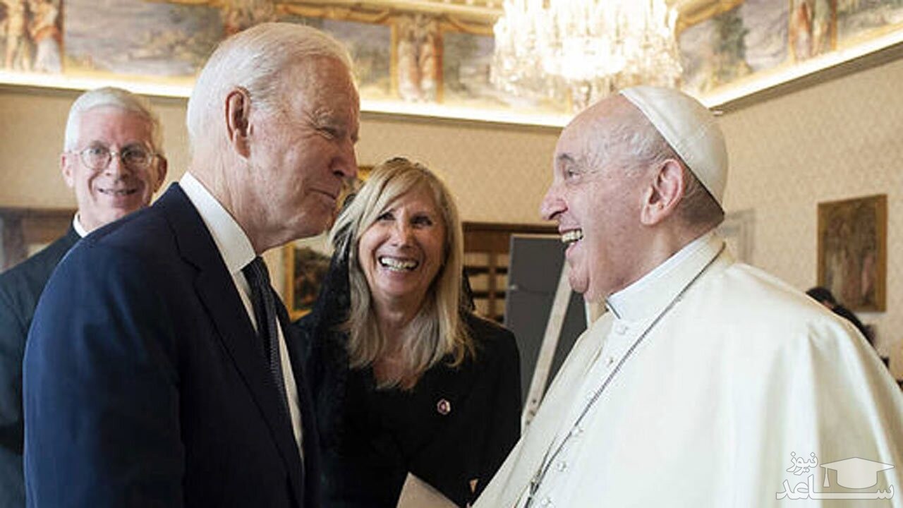 (فیلم) جمله عجیب و غریب بایدن در دیدار با پاپ فرانسیس 