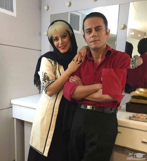 رحیم نوروزی با همسرش