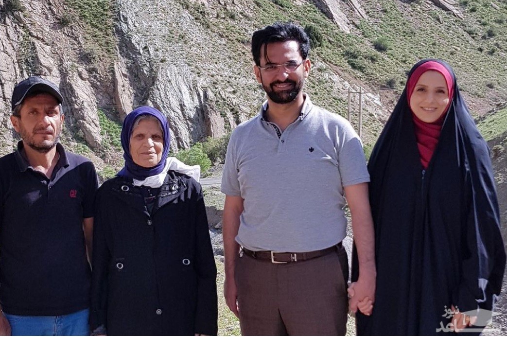 آذری جهرم  و همسرش