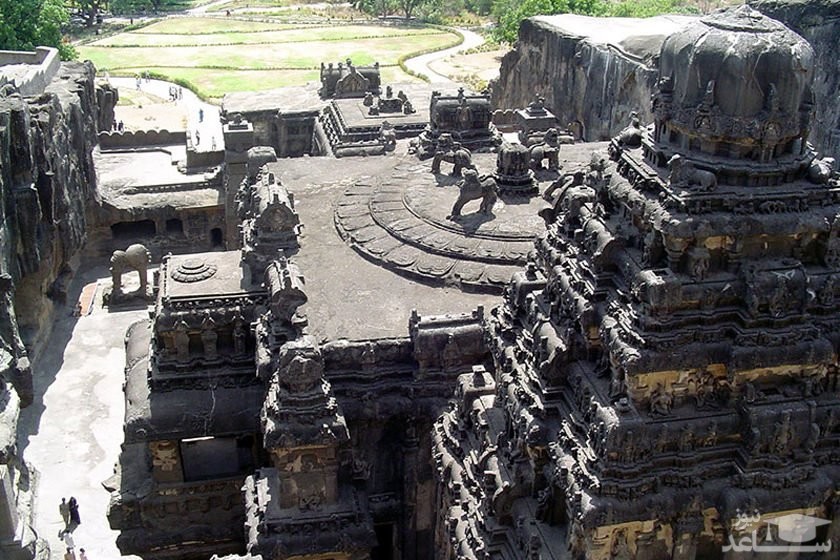 معبد صخره ای کایلاسا ، سازه ای عجیب و شگفت انگیز