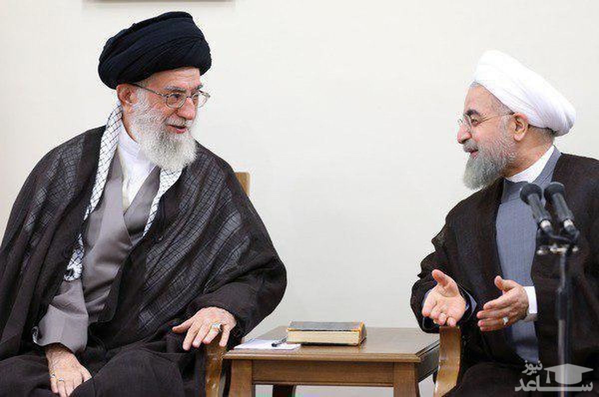 مخالفت مقام معظم رهبری با استعفا و استیضاح حسن روحانی