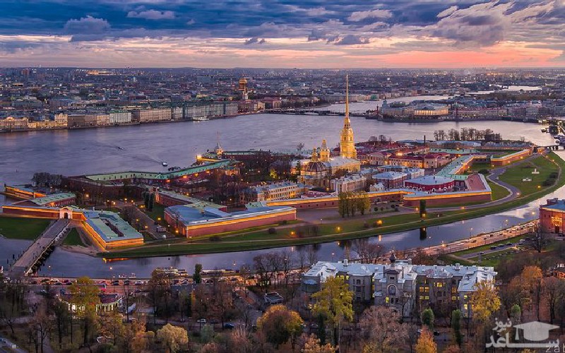 آشنایی با قلعه پیتر و پاول سن پترزبورگ در روسیه