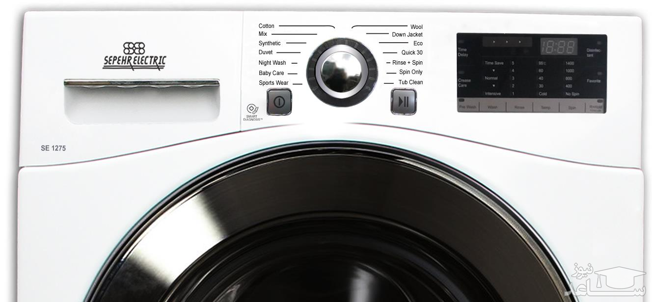پنل لباسشویی سپهرالکتریک مدل SE1275 