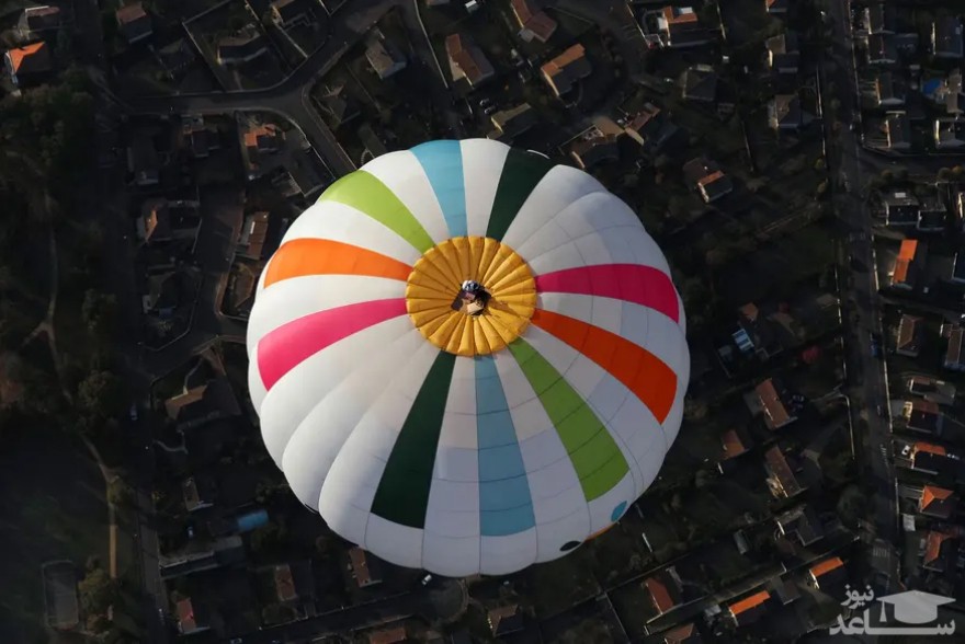 شکستن رکورد جهانی ارتفاع پرواز بالن در ارتفاع 3637 متری در غرب فرانسه/ خبرگزاری فرانسه