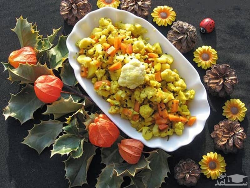 دستور تهیه ی ترشی مخلوط فوری