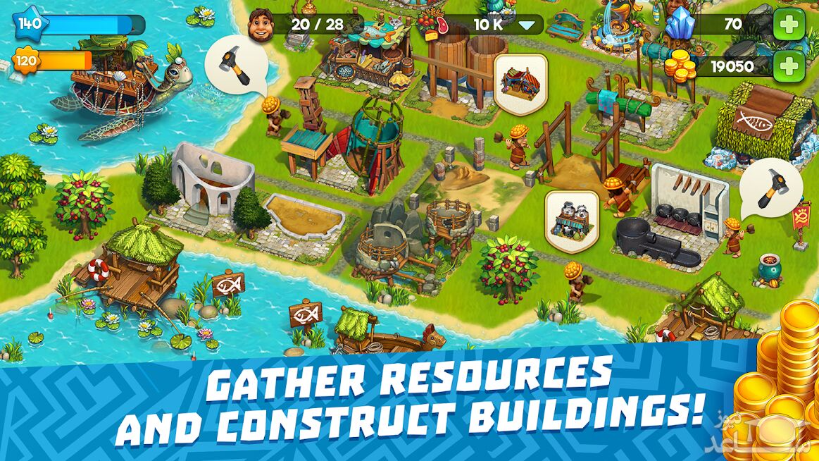 بازی The Tribez: Build a Village