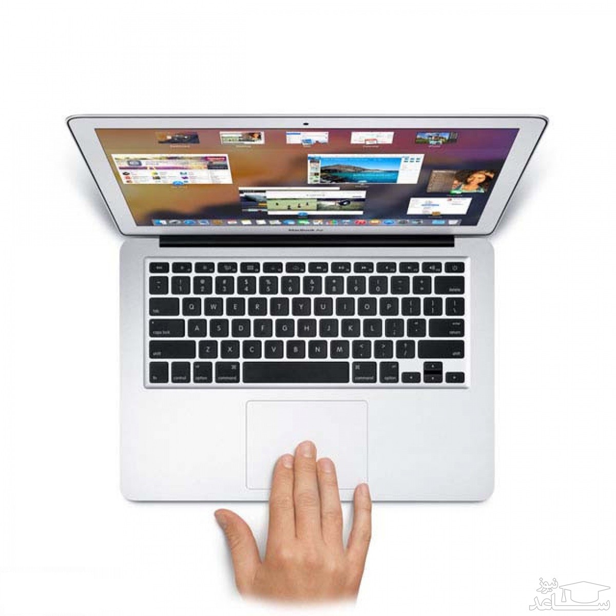 لپ تاپ 11 اینچی اپل مدل MacBook Air MJVM2 2015