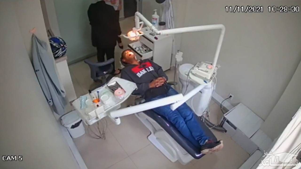 (فیلم) سرقت نافرجام از کلینیک دندانپزشکی
