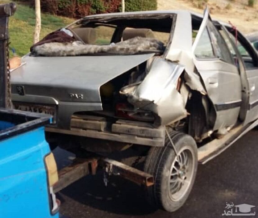 تصادف خونین ۵ خودرو در اتوبان قزوین - تهران