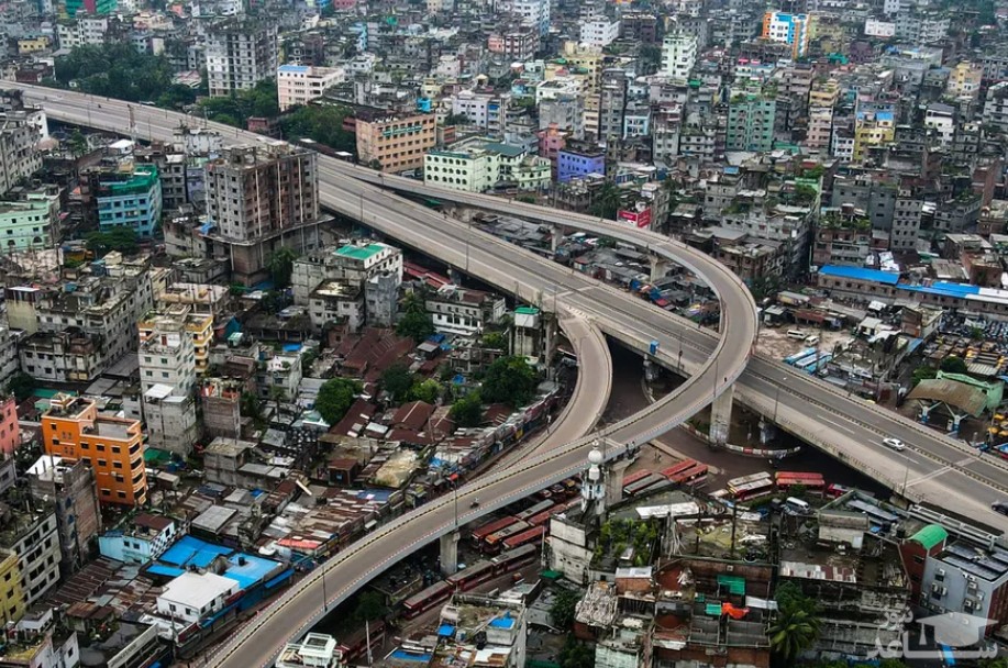 خیابان های شهر داکا بنگلادش