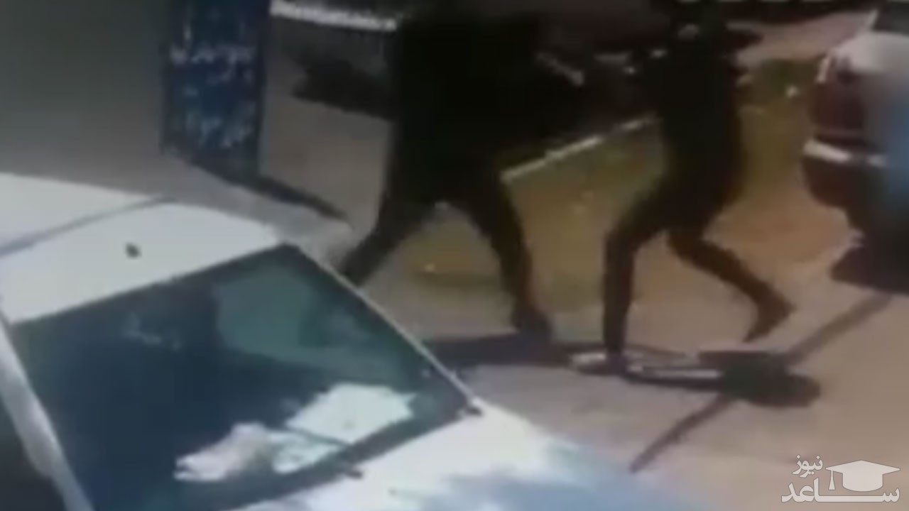 (فیلم) سرقت برنامه ریزی شده سانتافه در اهواز 