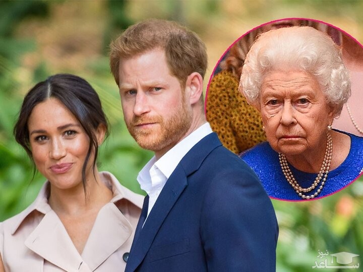 فیلم منحصربفرد مسخره کردن ملکه انگلیس توسط مگان مارکل بلوا به پا کرد!