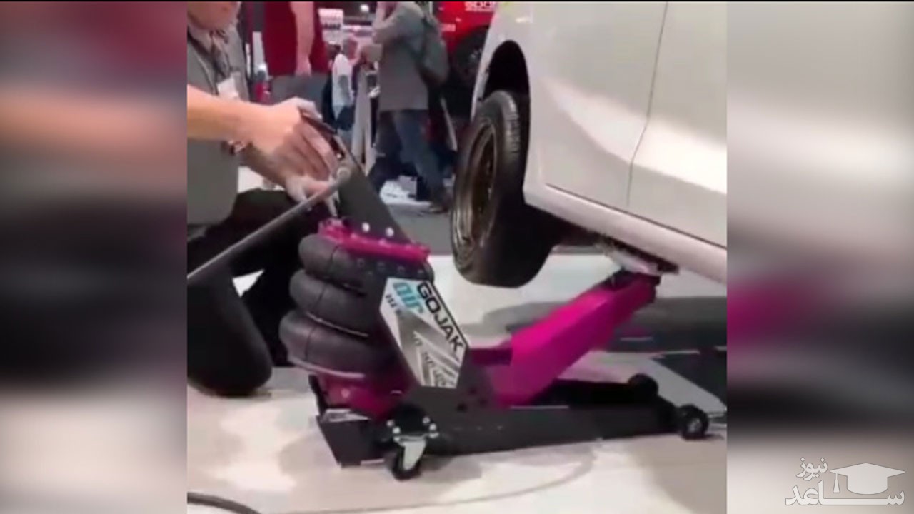 (فیلم) نسل جدید جک‌های خودروها با مکانیزمی بسیار جالب