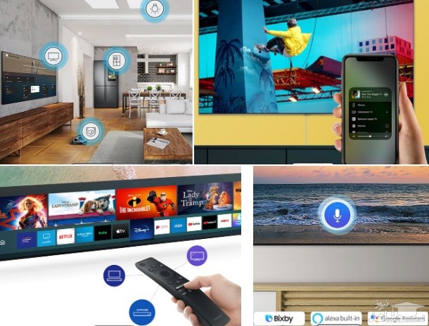 تلویزیون 4K QLED سامسونگ مدل Q60T سایز 55 اینچ