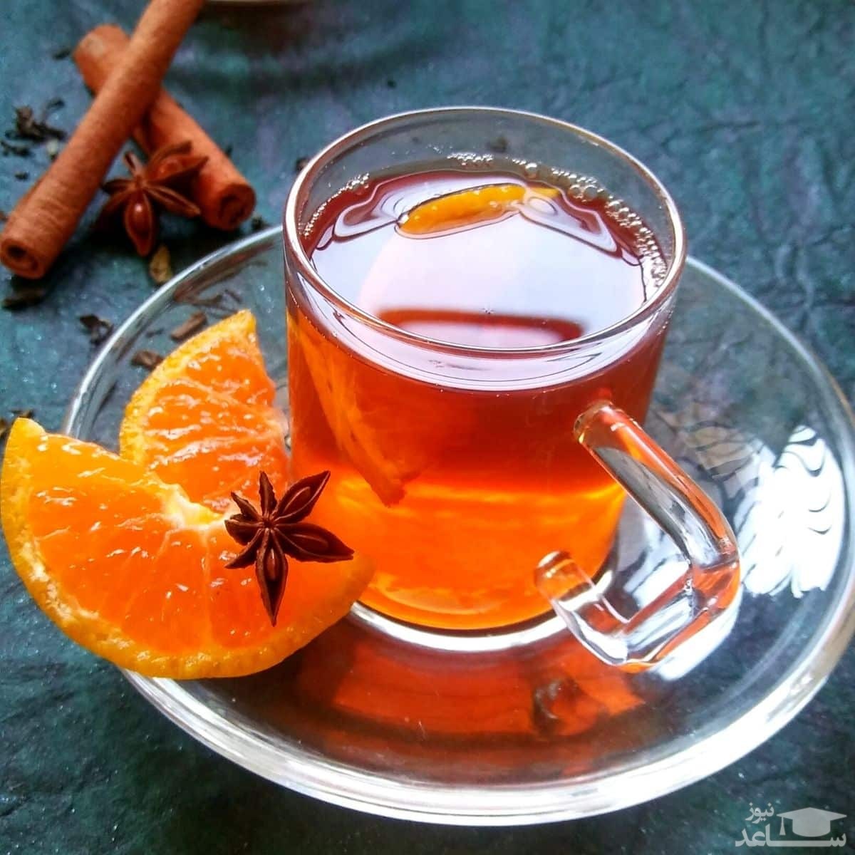 روش تهیه چای داغ پرتقال