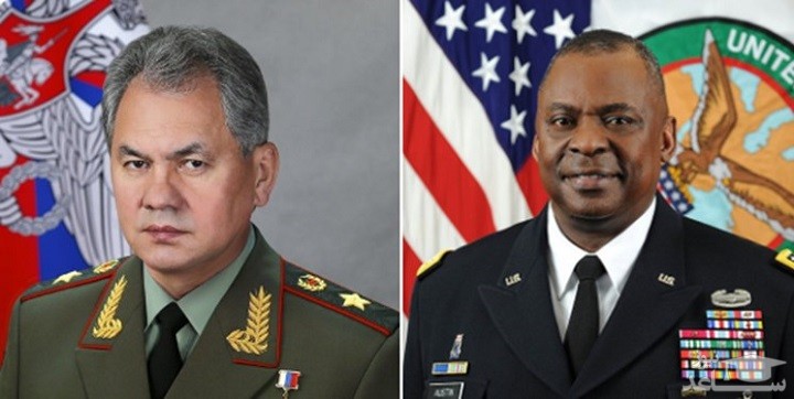 وزرای دفاع روسیه و آمریکا درباره مسائل امنیتی گفتگو کردند