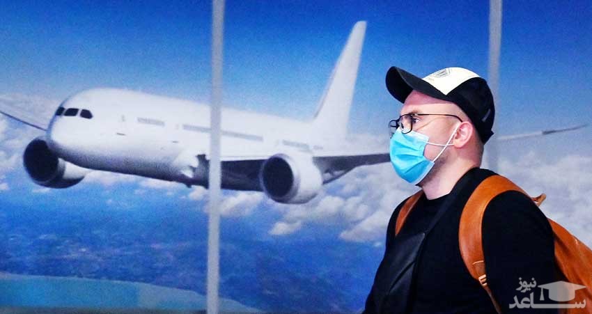 پسری در فرودگاه