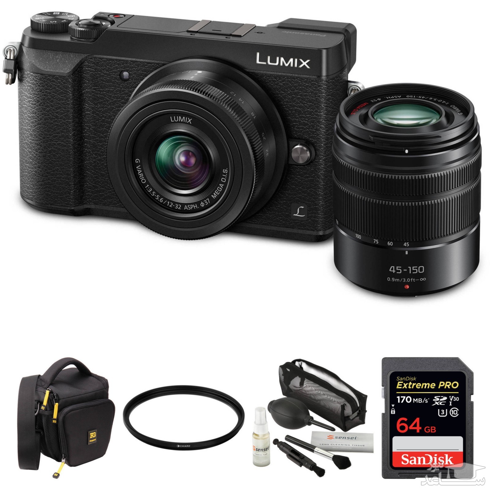 دوربین بدون آینه پاناسونیک مدل لومیکس DMC-GX85 به همراه لنز