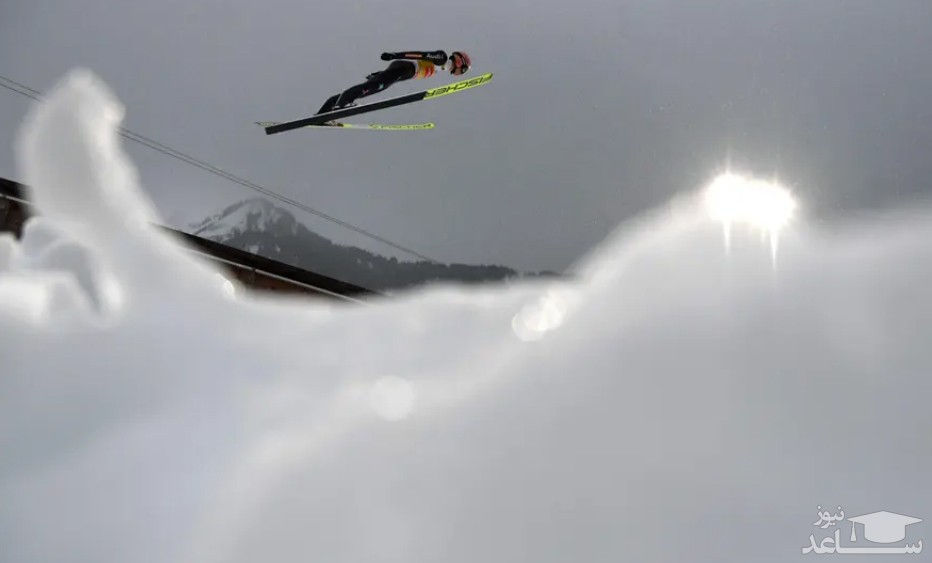 مسابقات اسکی پرش در آلمان/ خبرگزاری فرانسه