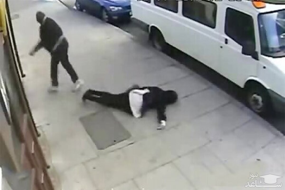 (فیلم) حمله مردم به مردی که در حال کتک زدن زنش بود
