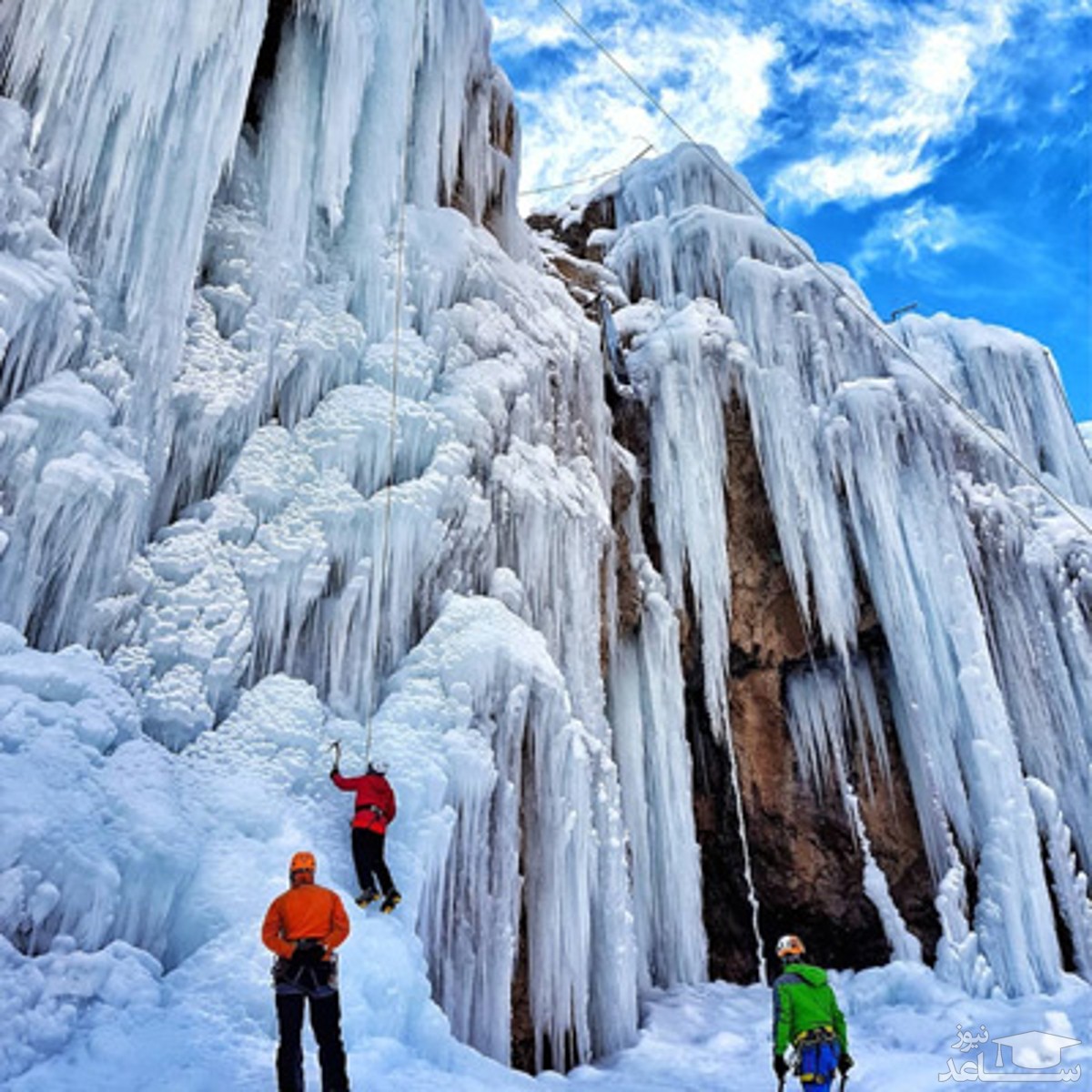 آبشار یخی هملون 