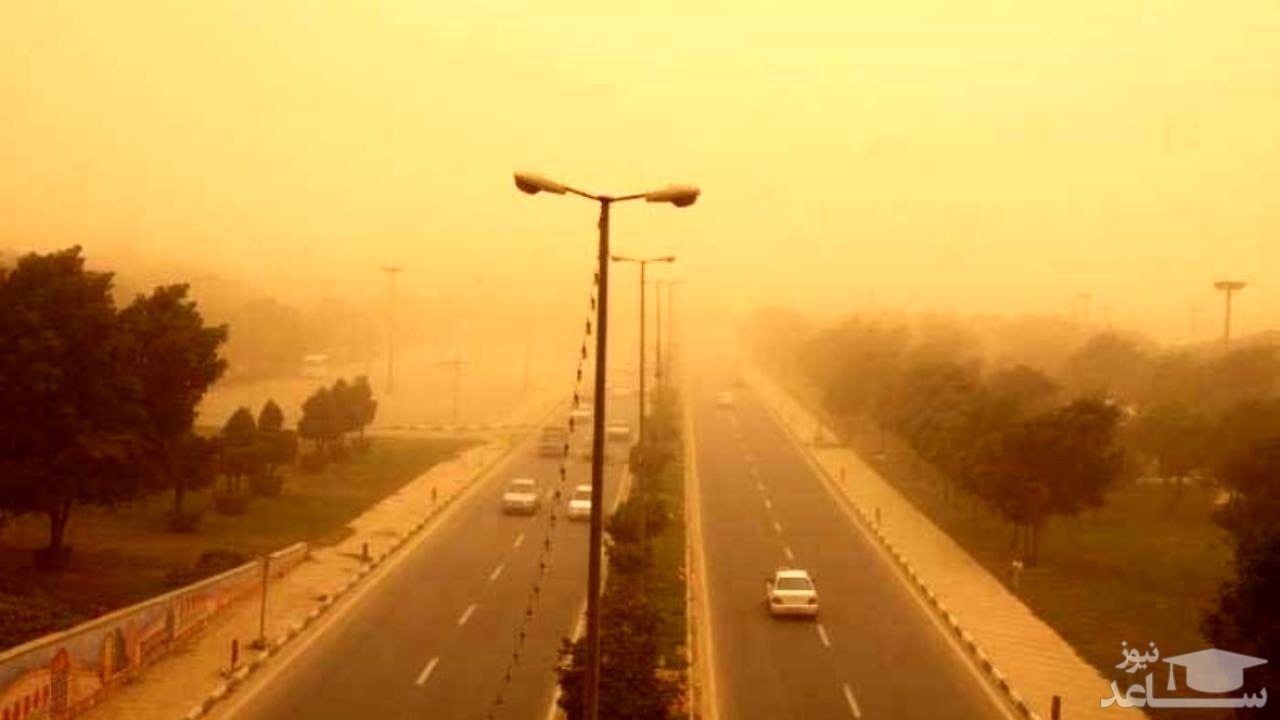 (فیلم) گرد و خاک و آلودگی شدید آسمان خوزستان