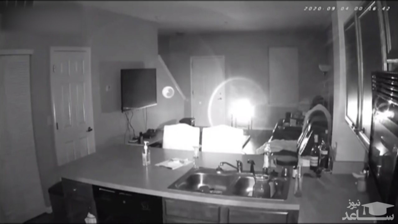 (فیلم) تصاویر دوربین‌های مداربسته از یک خانه جن زده
