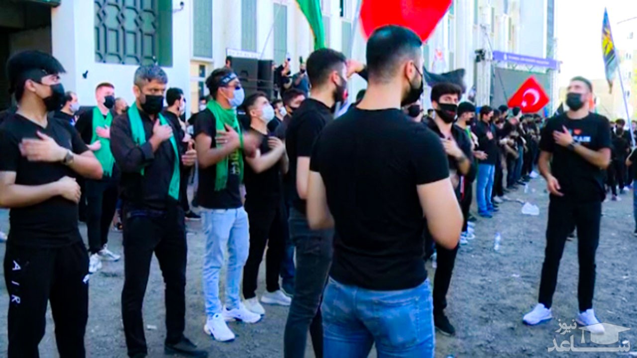 (فیلم) سوگواری دلدادگان سیدالشهدا(ع) در استانبول ترکیه 