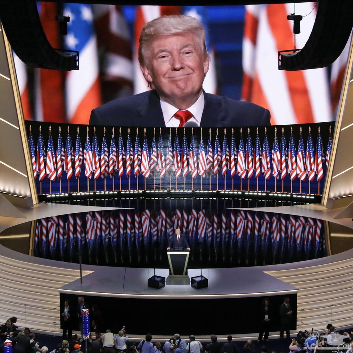 تلاش مجمع حزب جمهوری خواهان آمریکا برای بزک کردن چهره ترامپ برای رأی دهندگان