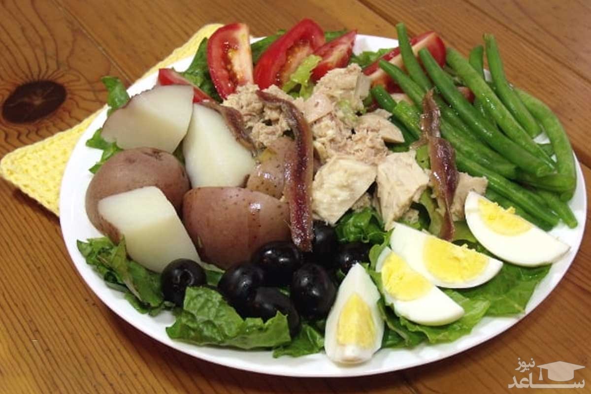 روش تهیه سالاد نیس
