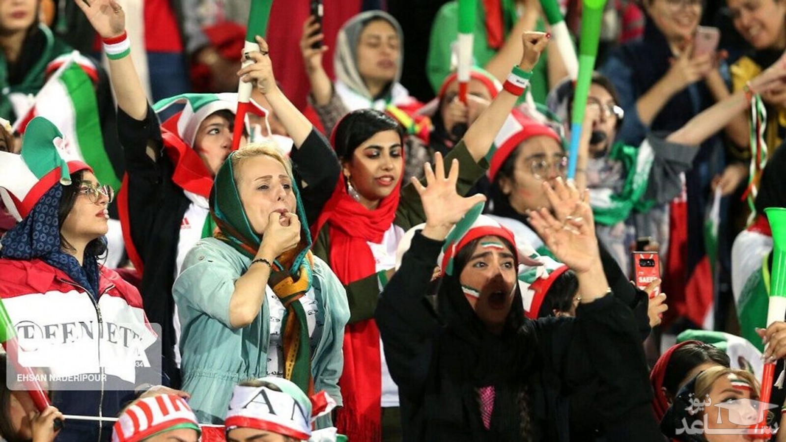 لیدری یک زن ایرانی در خیابان‌های قطر برای تشویق تیم ملی  +ویدیو جنجالی