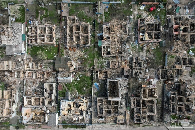 شدت تخریب و ویرانی در جنگ اوکراین/ رویترز
