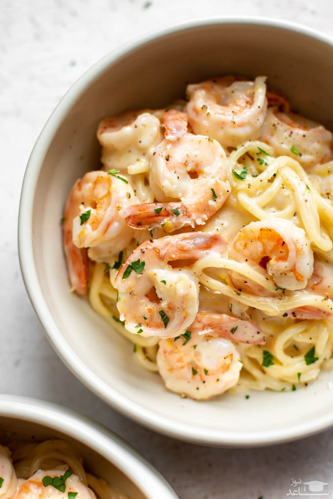 روش تهیه ی پاستا میگو