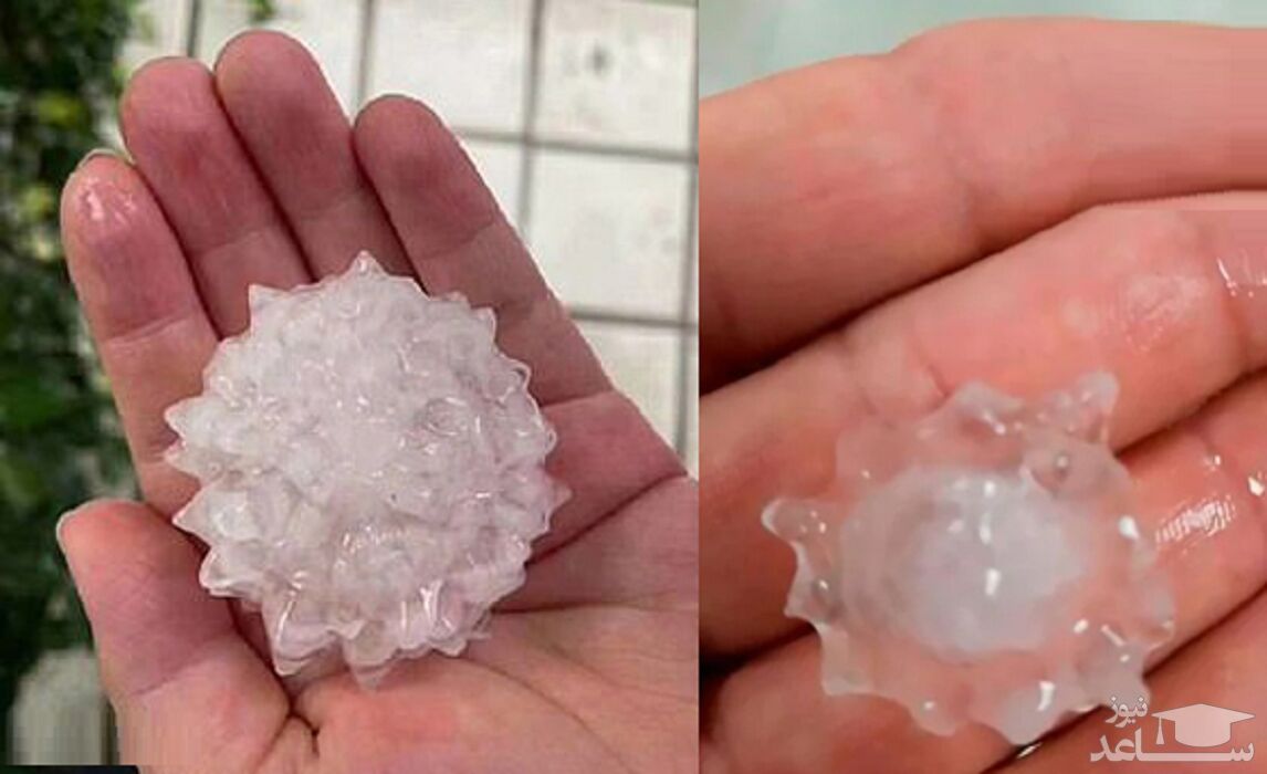 بارش تگرگ به شکل ویروس کرونا در چین! +عکس